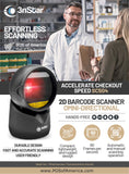 3nStar2D Hands Free Omni-directional  Barcode Scanner SC504 USB - POS OF AMERICA
