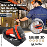 3nStar Industrial Wireless Barcode Scanner 2D (SC610BT) IP67 Rating - POS OF AMERICA