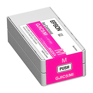 Genuine Epson GJIC5 (M) Magenta Pigment Ink Cartridge for TM-C831 C13S020565 - POS OF AMERICA