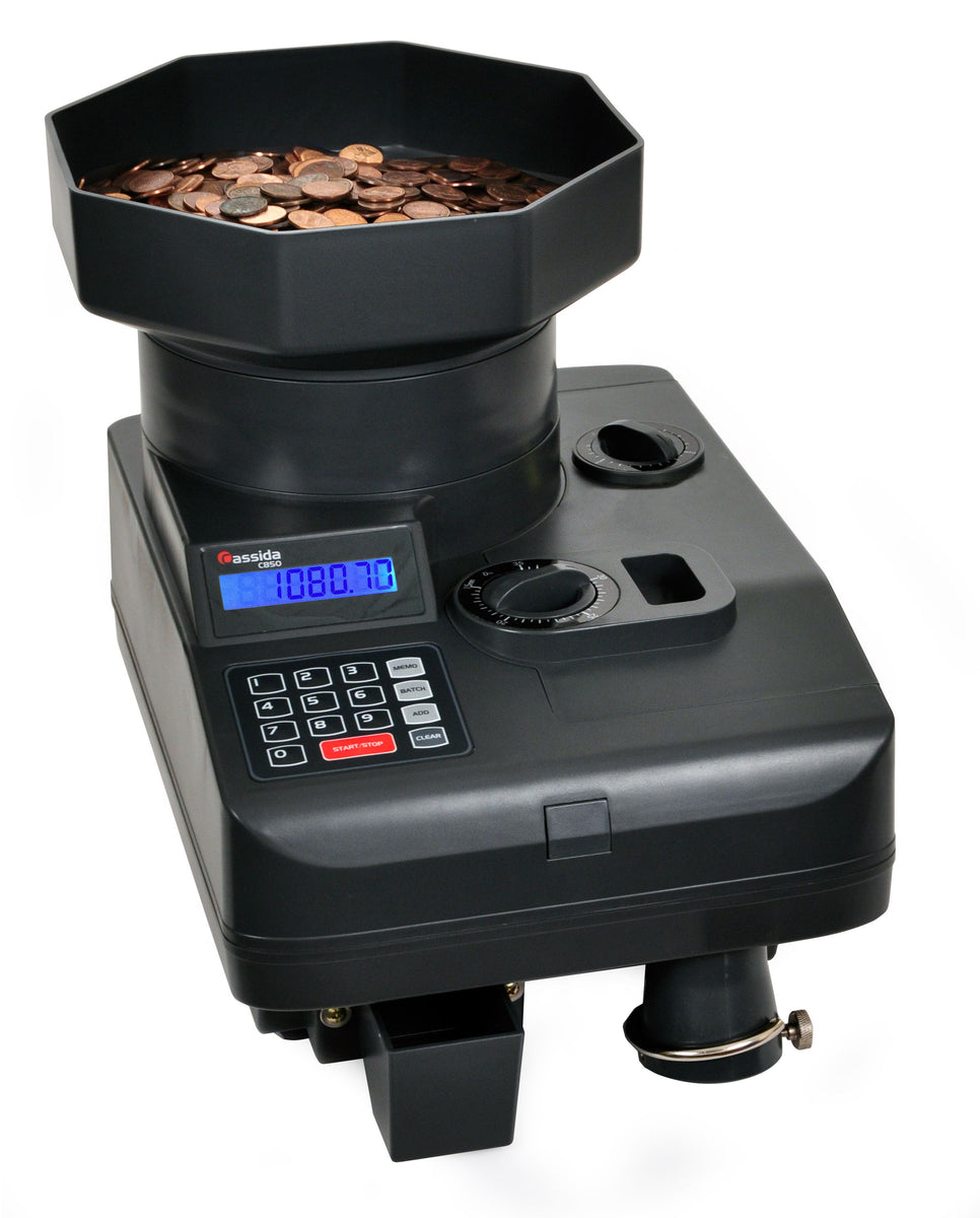 Cassida C850 Portable Heavy-Duty Coin Counter Off-Sorter– POS OF Cassida C850 Portable Heavy-Duty Coin Counter Off-Sorter– POS OF