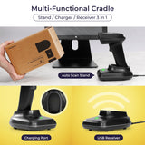 Volcora 2D Wireless BT+2.4G High Performance Barcode Scanner with Charging Base - V-HHBS-A1
