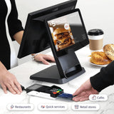 Volcora POS Terminal Standard Base 15.6" - Intel Core i5 Processor - Windows 11 Pro- Dual Touch- Wide Touchscreen - Point-Of-Sale