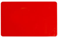 Red PVC ID Card (CR80/Credit Card Size, 2.13" x 3.38") Pack of 500 - POS OF AMERICA