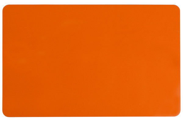 Orange PVC ID Card (CR80/Credit Card Size, 2.13