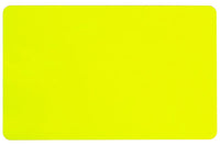 Yellow PVC ID Card (CR80/Credit Card Size, 2.13" x 3.38") Pack of 500 - POS OF AMERICA