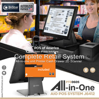 Maid Retail 3nStar Touch Screen Computer All-in-One Printer Cash Drawer 2D Scanner - POS OF AMERICA