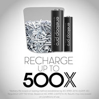 Panasonic Attune Eneloop Pro "AA" Charger CC65 with 4 Pack Batteries WAS-AACHARGER-4PK