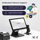 Volcora POS Terminal Standard Base 15.6" - Intel Core i5 Processor - Windows 11 Professional - Wide Touchscreen Point-Of-Sale