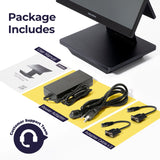 Volcora POS Terminal Pro 15.6" - Intel Core I5 11th Gen Processor - Windows 11 Pro - Gray - Wide Screen Touch Point-Of-Sale