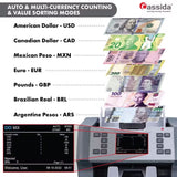 Cassida 9900R Two-Pocket Mixed Denomination Bill Reader - POS OF AMERICA