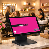 Volcora POS All In One Terminal Standard Base 15.6" - Intel Core i5 Processor - Windows 11 Professional - Wide Touchscreen Point-Of-Sale with Maid Salon Spa