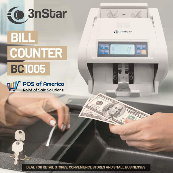 3nStar Bill Counter (BC1005) 110v - POS OF AMERICA