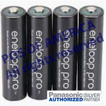 Panasonic Eneloop Pro AA Rechargeable Batteries – 4-Pack Model: WAS-AABATTERY-4PK