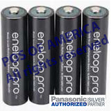 Panasonic Attune Eneloop Pro "AA" Charger CC65 with 4 Pack Batteries WAS-AACHARGER-4PK