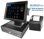 Aldelo 3nStar POS Bundle i5 12th Gen 8GB 240GB SSD Touchcomputer MSR Printer Cash DrawerWindows 11 - POS OF AMERICA
