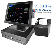 Aldelo 3nStar POS Bundle i5 12th Gen 8GB 240GB SSD Touchcomputer MSR Printer Cash DrawerWindows 11 - POS OF AMERICA