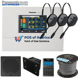 Panasonic Attune II drive-thru 3 ALL IN ONE SYSTEM WX-CH458P with Electrek Condenser Microphone - Single Lane
