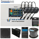 Panasonic Attune II drive-thru 4 ALL IN ONE SYSTEM WX-CH458P with Electrek Condenser Microphone - Single Lane