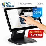 Volcora Pecan POS Terminal Standard Base 15.6" - Intel Core i5 Processor - Windows 11 Professional - Wide Touchscreen Point-Of-Sale