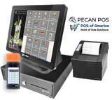 Pecan POS Complete Bundle for Restaurant with Mobile Device - POS OF AMERICA