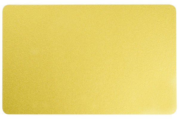 Gold PVC ID Card (CR80/Credit Card Size, 2.13" x 3.38") Pack of 500 - POS OF AMERICA