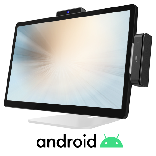 IC-156P-AA2 MicroTouch Android Computer - 15″ RK3399 Android 9 GMS, 4GB RAM, 32GB SSD, 1920 x 1080. Stand Ordered Separately - POS OF AMERICA