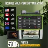 Kolibri Domino V2 Mixed Bill Counter - POS OF AMERICA