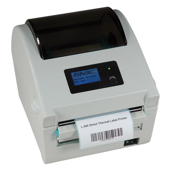 SNBC Label Printer - BTP-L540 - Ivory USB + Ethernet with Peeler - POS OF AMERICA