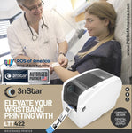 3nStar LTT422 4" Direct Thermal/Thermal Transfer  Label Printer 300mt Ribbon - USB & LAN Interface - POS OF AMERICA
