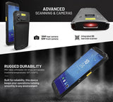 3nStar NuStar 65 Portable Data Collector Android 14  DC0650-2N with Free Rubber Boot with hand strap - POS OF AMERICA