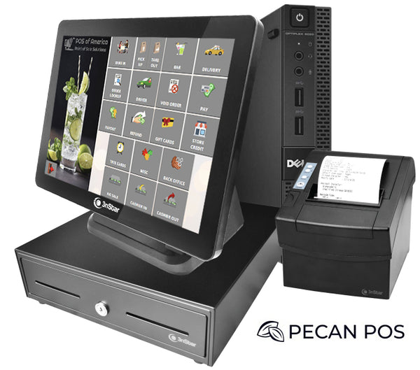 Pecan POS Complete Value Bundle for Restaurant - POS OF AMERICA