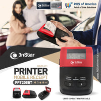 3nStar 58mm (2") Mobile Receipt and Label Printer Bluetooth (PPT205BT) for Android - POS OF AMERICA