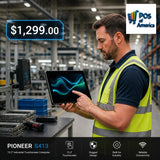 Pioneer S413 - 13.3" Touchscreen Computer, 2Yr Warranty, N150, 8G, 120SD, W11 LTSC, WiFi, Wallmount - POS OF AMERICA