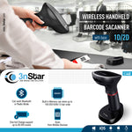 3nStar Wireless Handheld Barcode Scanner 2D with USB Base (SC440) - POS OF AMERICA