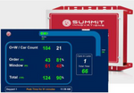 Summit SMT-100 Single Lane Timer System with Timer screen & Ceiling Speaker for Audio Alerts (No Ranking). - POS OF AMERICA