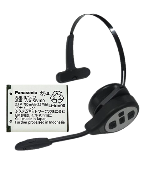 Panasonic Attune 457 WX CH457 All In One Wireless Headset Original Battery POS OF AMERICA