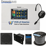 Panasonic Attune II drive-thru 1 ALL IN ONE SYSTEM WX-CH458P with Electrek Condenser Microphone - Single Lane