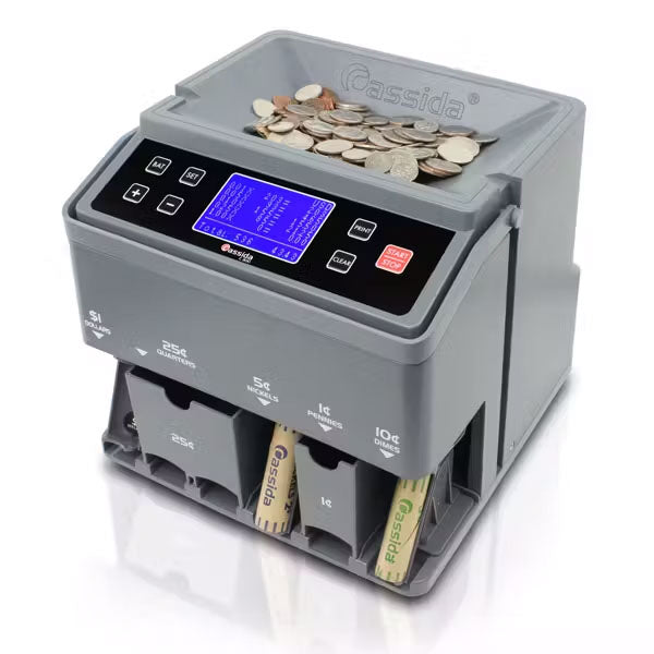 C300 Commercial-Grade Electronic Coin Sorter, Counter and Wrapper - POS OF AMERICA