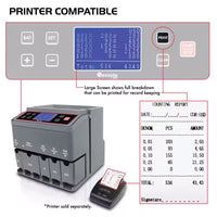 C300 Commercial-Grade Electronic Coin Sorter, Counter and Wrapper - POS OF AMERICA