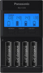 Panasonic Attune Eneloop Pro "AA" Charger CC65 with 4 Pack Batteries WAS-AACHARGER-4PK