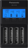 Panasonic Attune Eneloop Pro "AA" Charger CC65 with 4 Pack Batteries WAS-AACHARGER-4PK
