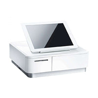 Star Micronics mPOP® Multifunction System White, Integrated Printer & Cash Drawer, USB-C, Bluetooth (MFi), Lightning, Universal Tablet Stand, Int PS - POS OF AMERICA