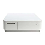 Star Micronics mPOP® Multifunction System White, Integrated Printer & Cash Drawer, USB-C, Bluetooth (MFi), Lightning, Universal Tablet Stand, Int PS - POS OF AMERICA