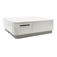 Star Micronics mPOP® Multifunction System White, Integrated Printer & Cash Drawer, USB-C, Bluetooth (MFi), Lightning, Universal Tablet Stand, Int PS - POS OF AMERICA