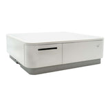 Star Micronics mPOP® Multifunction System White, Integrated Printer & Cash Drawer, USB-C, Bluetooth (MFi), Lightning, Universal Tablet Stand, Int PS - POS OF AMERICA
