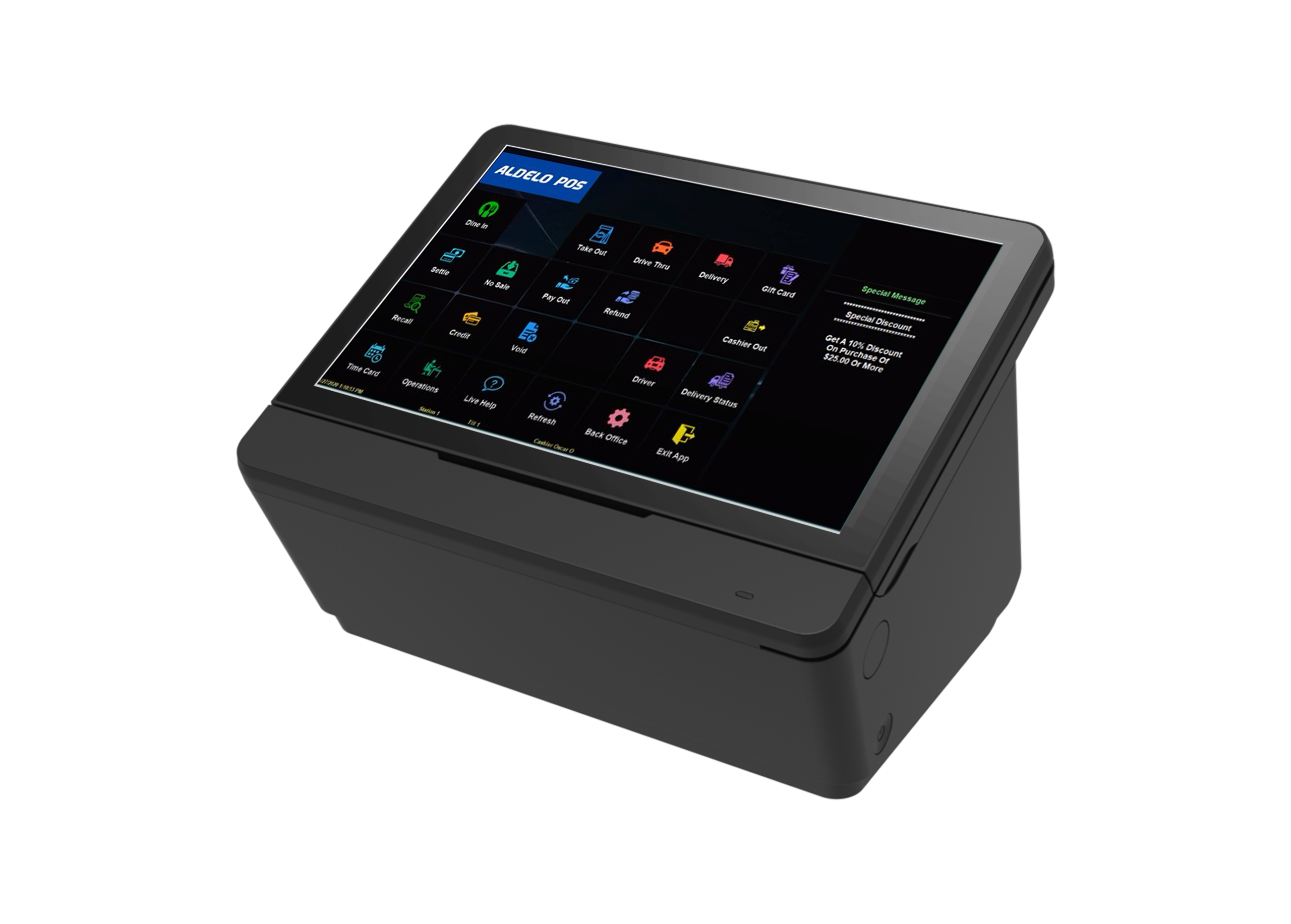 POSBANK Mint ALL-IN-ONE COMPACT POS J6412 10.1