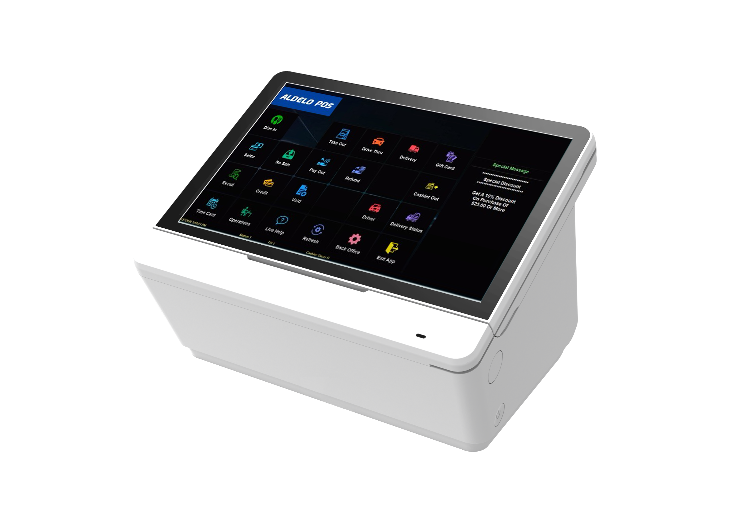POSBANK Mint ALL-IN-ONE COMPACT POS J6412 10.1