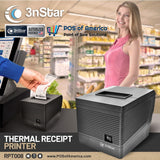 3nStar 80mm Direct Thermal Receipt Printer RPT008 USB SERIAL ETHERNET - POS OF AMERICA