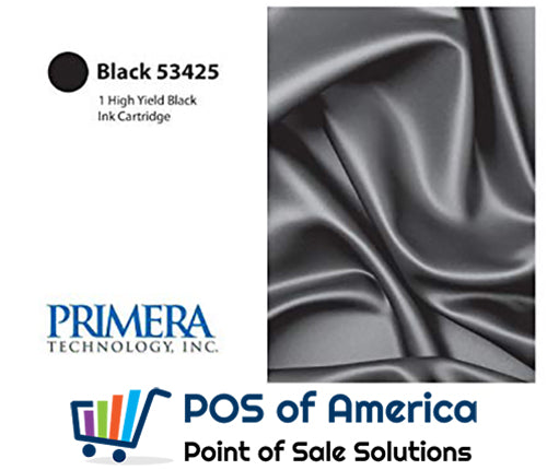 Primera Black Ink Cartridge, High-Yield 53425 - POS OF AMERICA