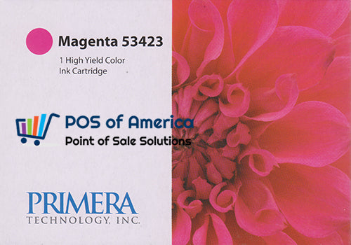 Primera Magenta Color Ink Cartridge, High-Yield 53423 - POS OF AMERICA